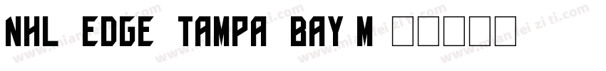NHL_Edge_Tampa_Bay M字体转换